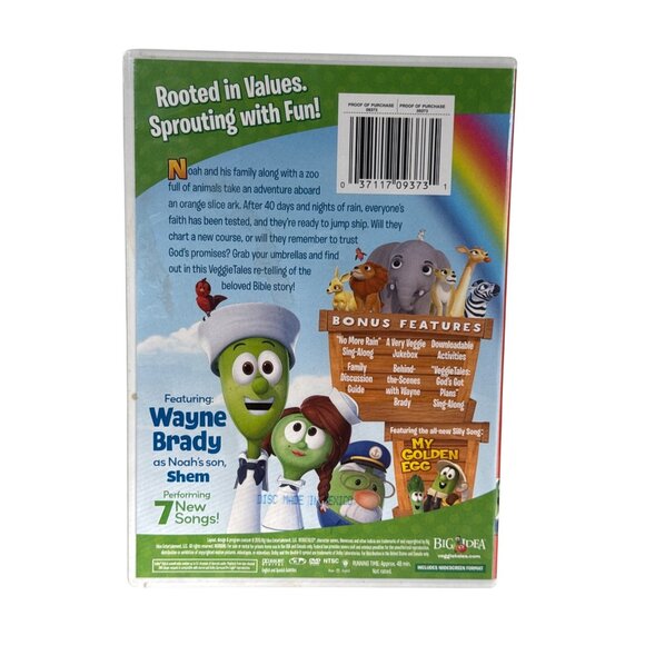 VeggieTales Noahs Ark DVD With Bonus Features A Lesson in Trusting God - Picture 2 of 4